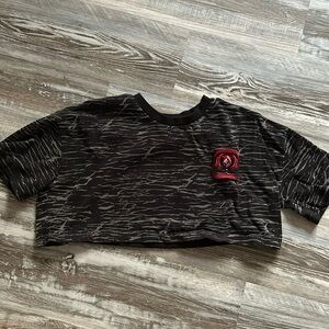 Quicksilver x Stranger Things cropped tee.